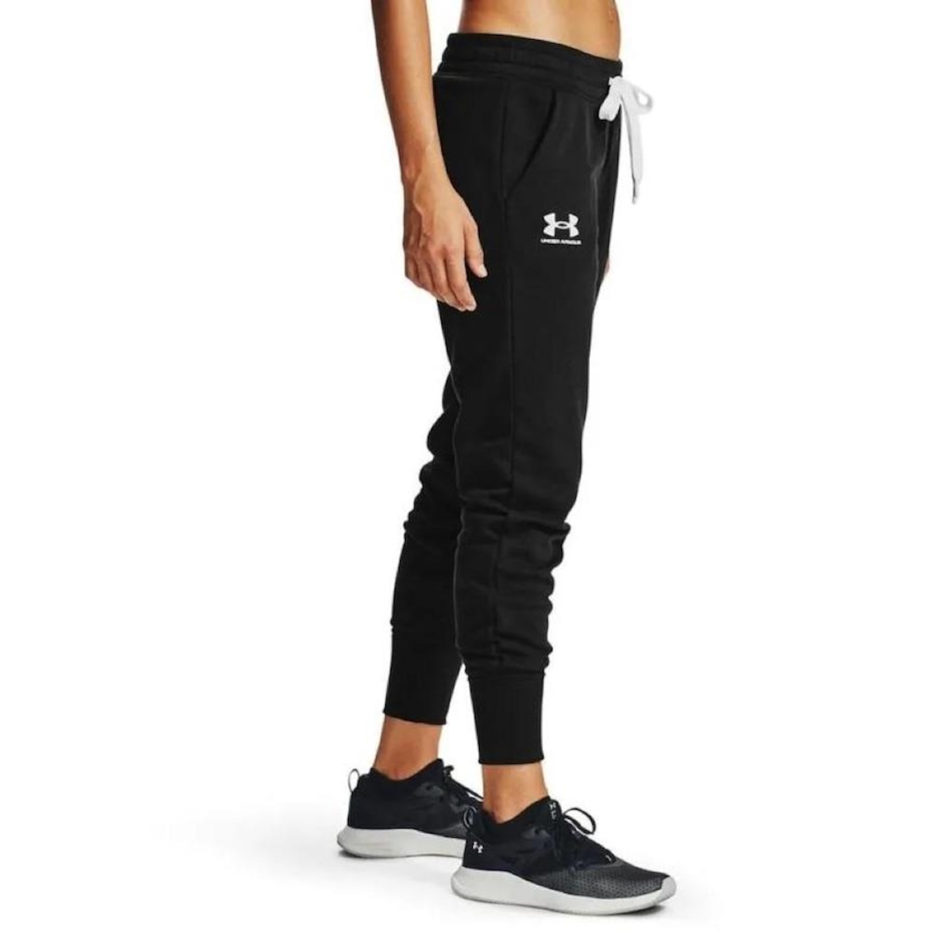 Calça Under Armour Rival Fleece - Feminina - Foto 3