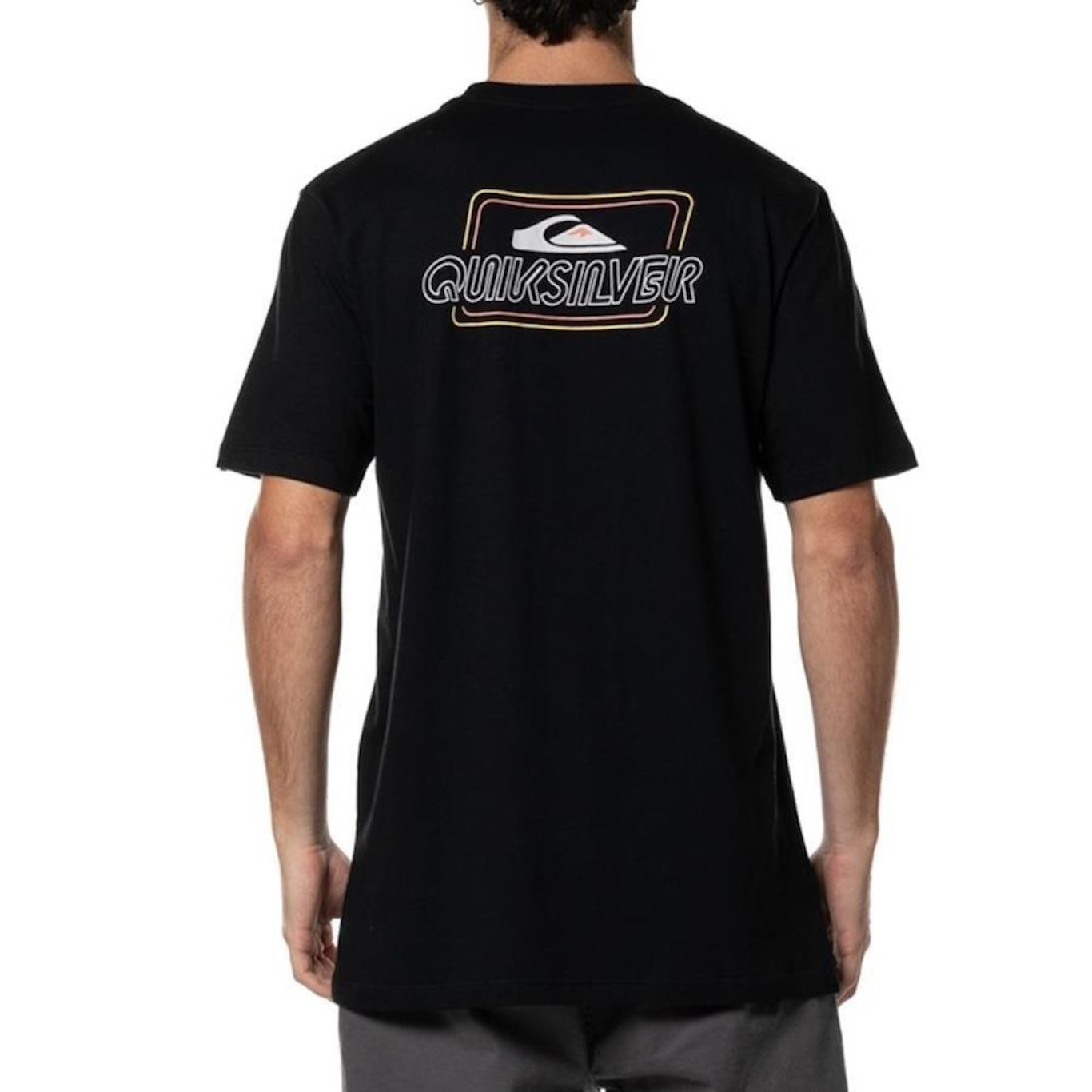 Camiseta Quiksilver Line By Line - Masculina - Foto 2