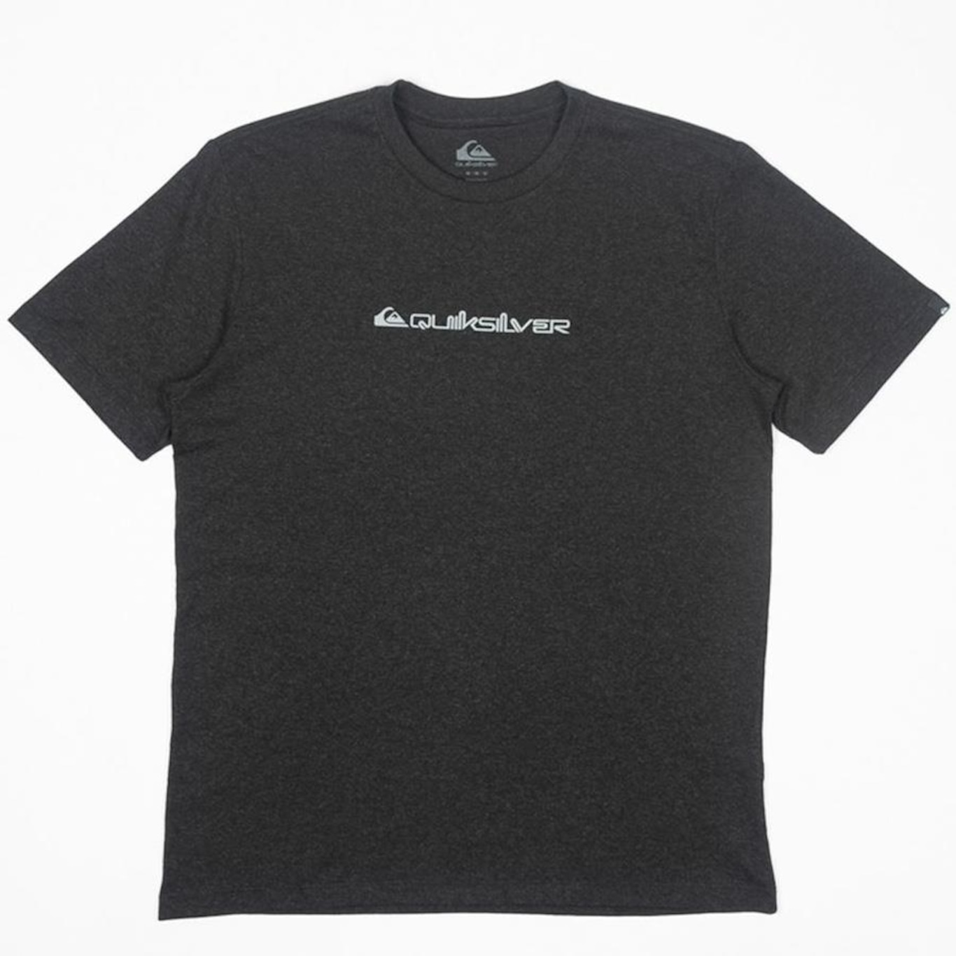 Camiseta Quiksilver New Omni Plus Size Wt24 Preto Mescla - Foto 1