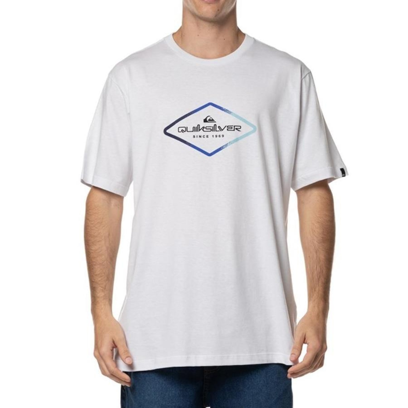 Camiseta Quiksilver Omni Lock New Wave - Masculina - Foto 1