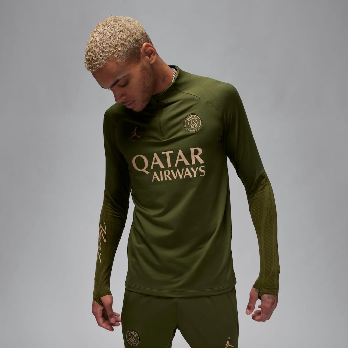 Camisa Psg Iv Strike Nike - Masculina - Foto 1