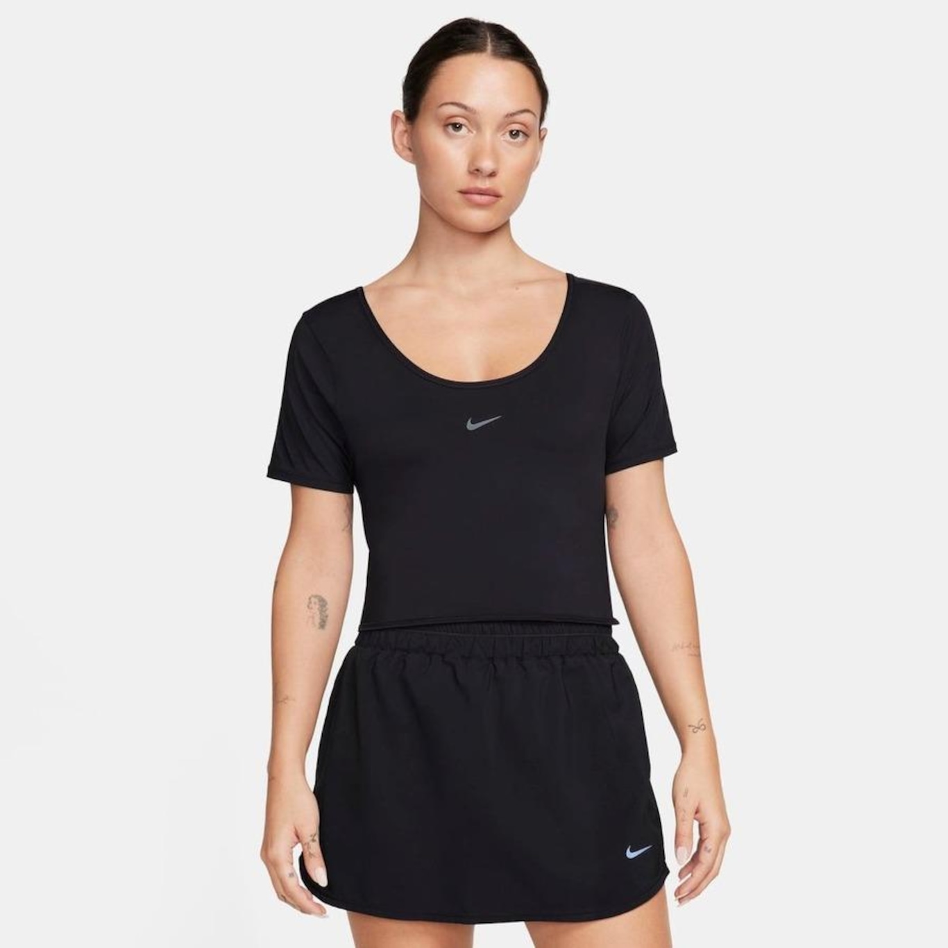 Camiseta Nike Dri-Fit One Cropped - Feminina - Foto 1