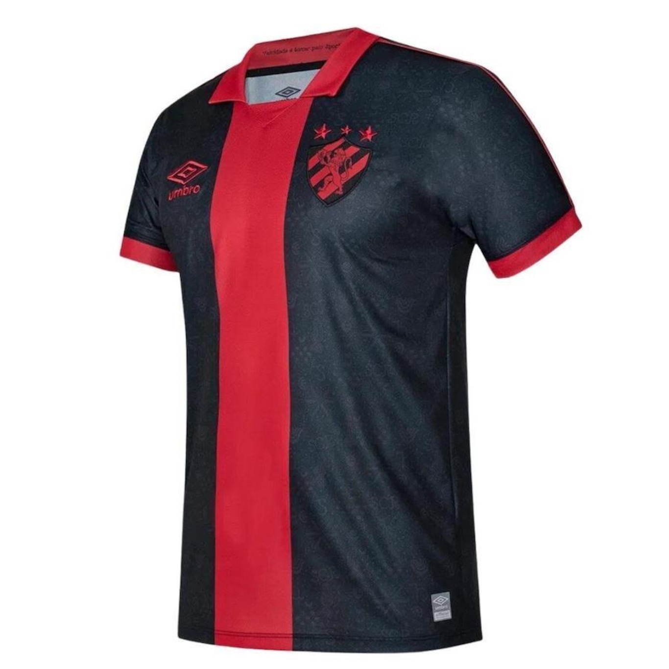 Camisa Polo 3 do Sport Recife 2023 Umbro - Masculina - Foto 2