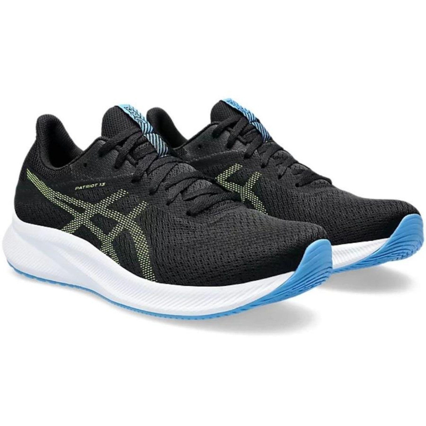 Tênis Asics Patriot 13 Black Eletric - Masculino - Foto 2