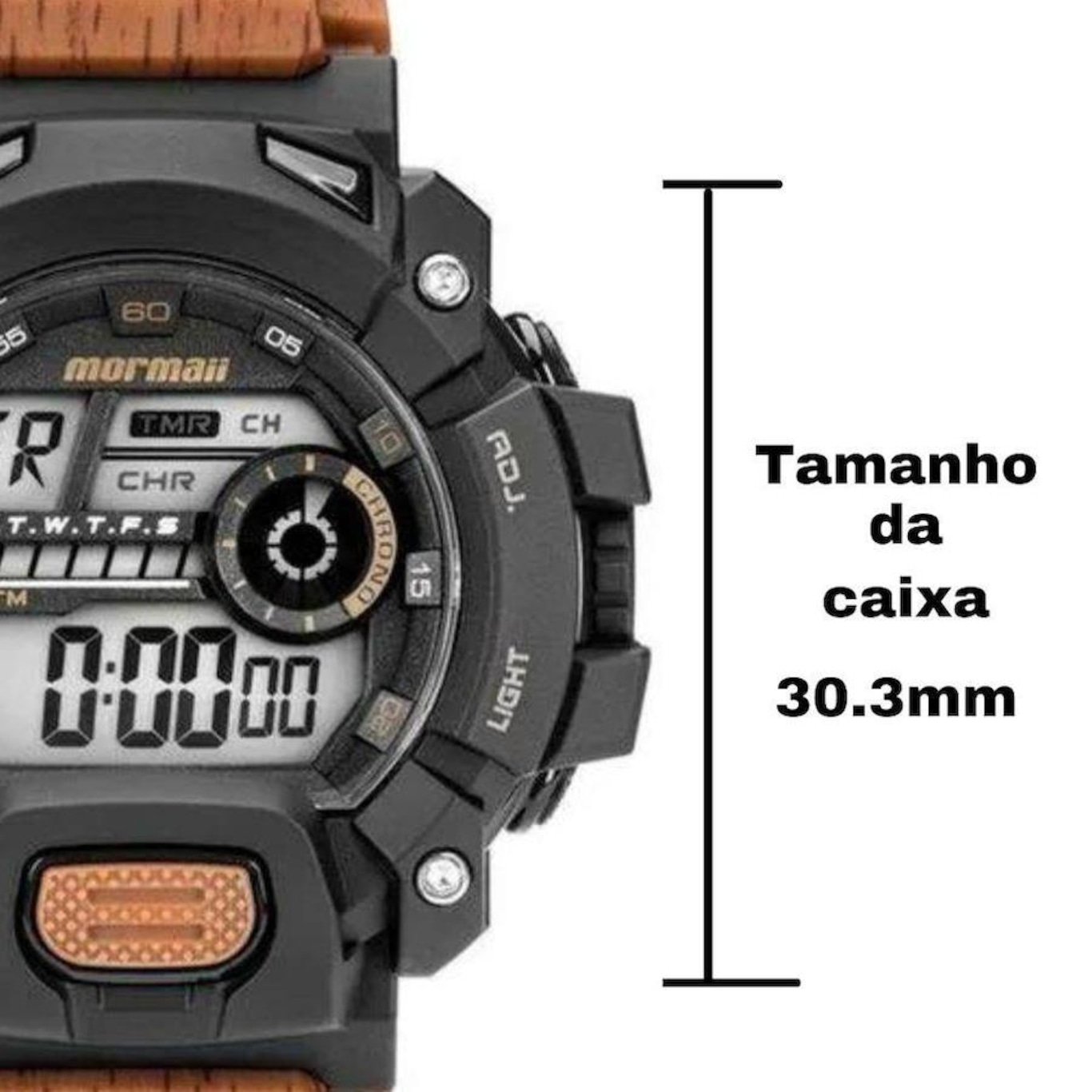 Relógio Digital Mormaii Mo1132Ah/8M - Masculino - Foto 3