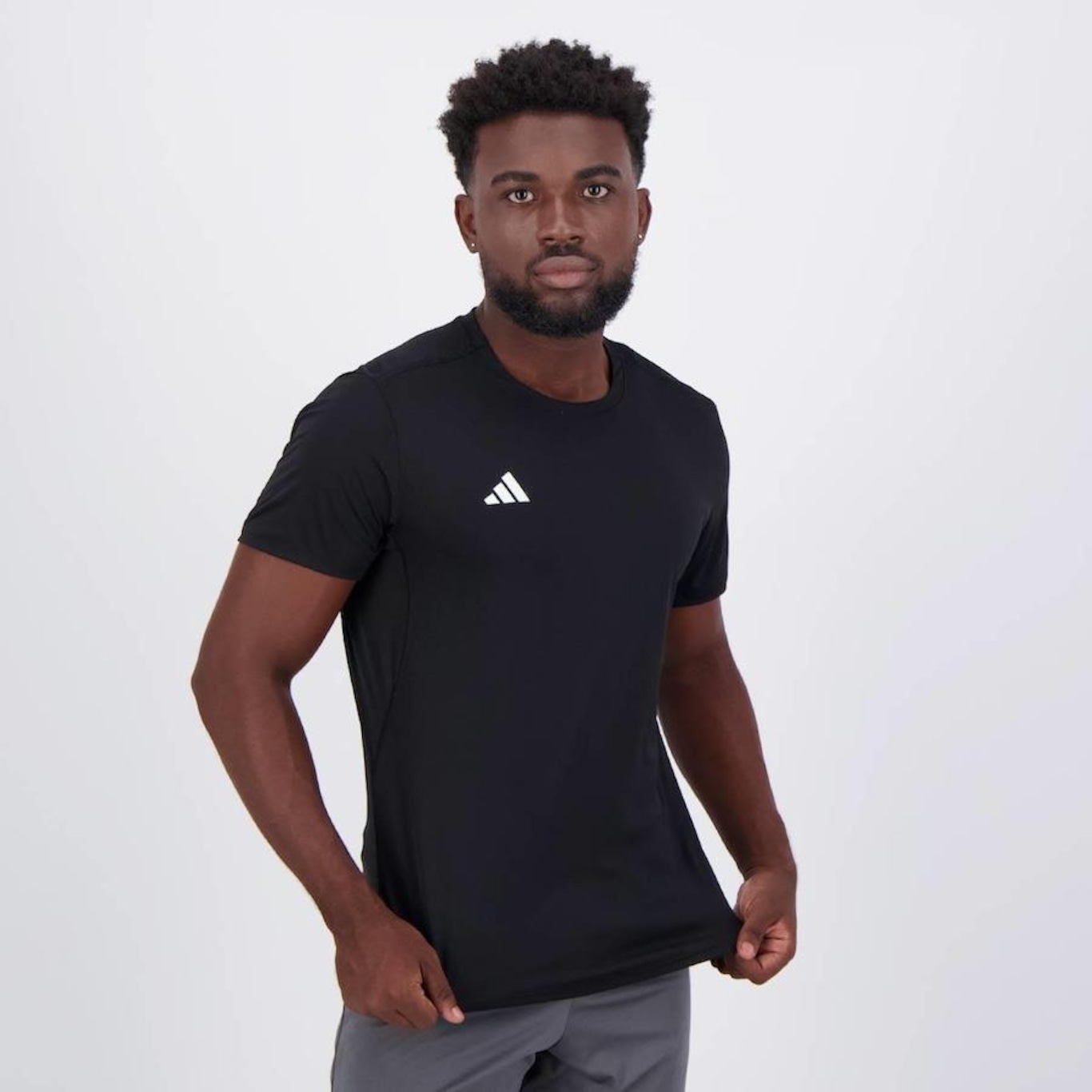 Camiseta adidas Adizero Essentials - Masculina - Foto 2