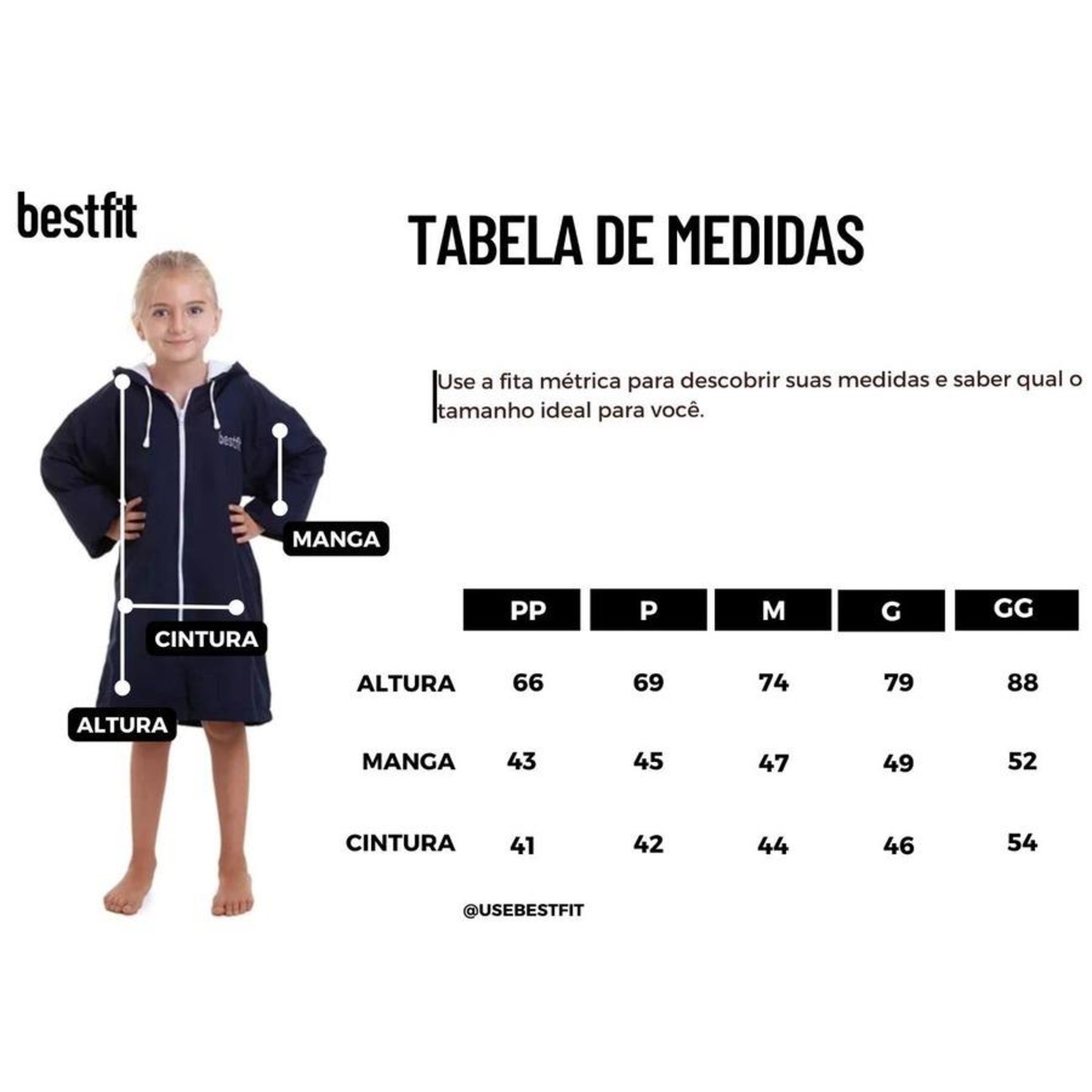 Roupão de Natação Best Fit - Infantil - Foto 4