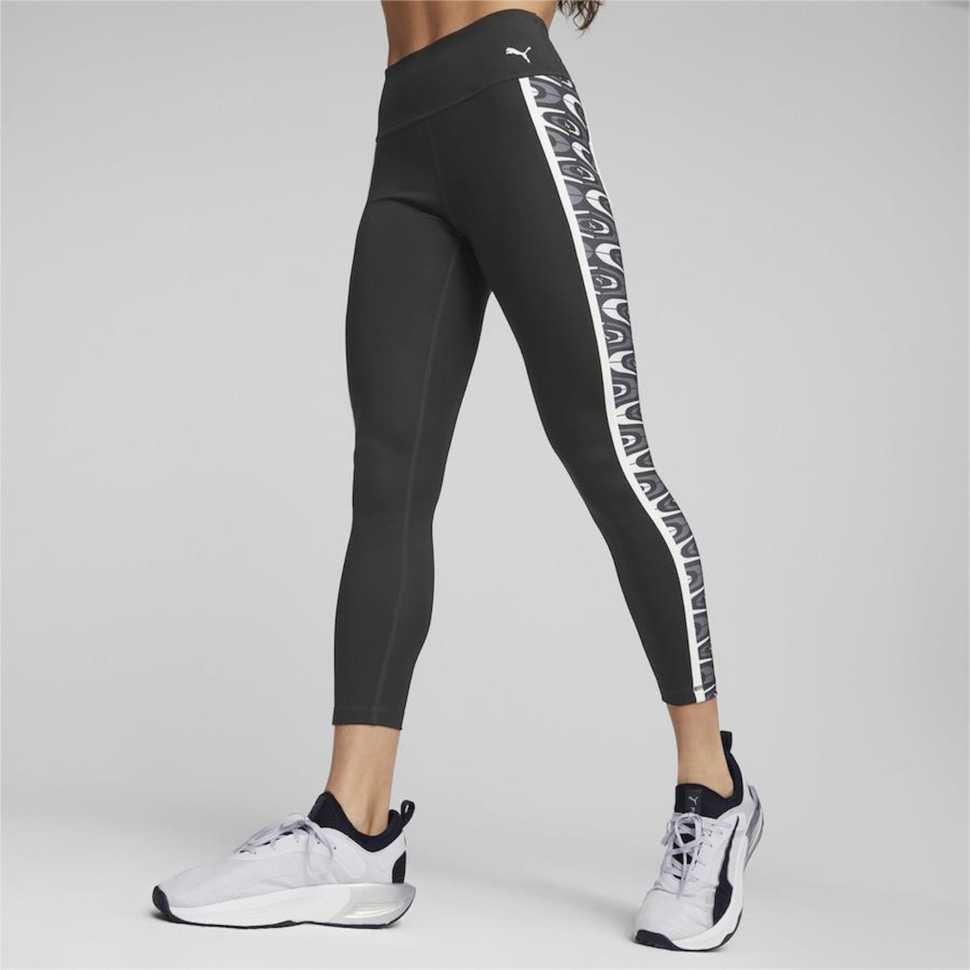 Calça Legging para Treino Puma Retro Glam High Waisted - Feminina - Foto 3