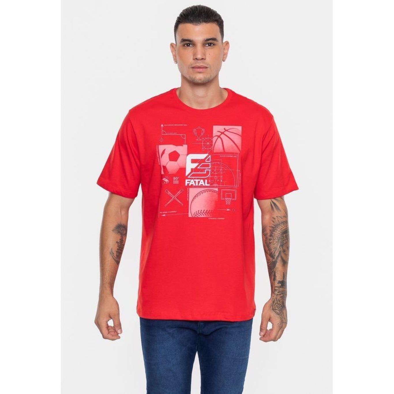 Camiseta Fatal Sport - Masculina - Foto 4