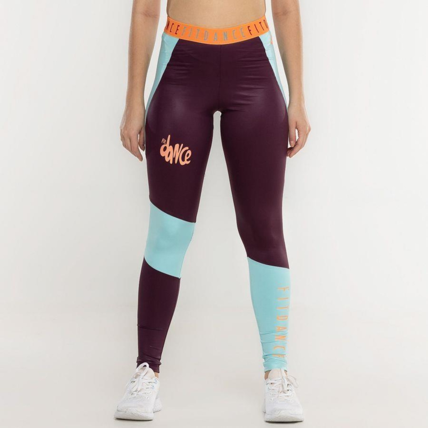 Legging FitDance Elastico Recorte - Feminina - Foto 1