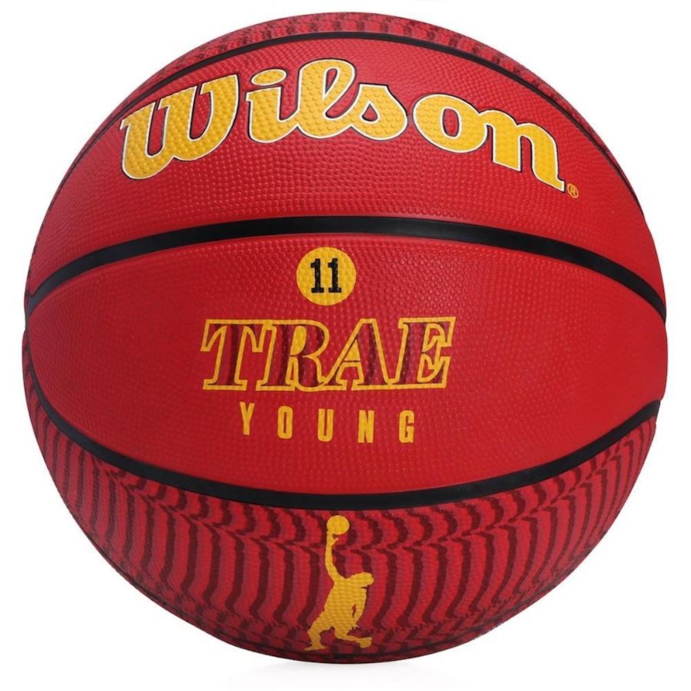 Bola de Basquete Wilson Nba Player Icon Outdoor Trae Young - Tamanho 7 - Foto 1