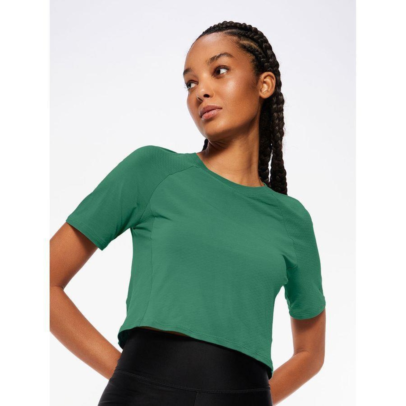 Blusa Cropped Bodyforsure Essentias - Feminino - Foto 4