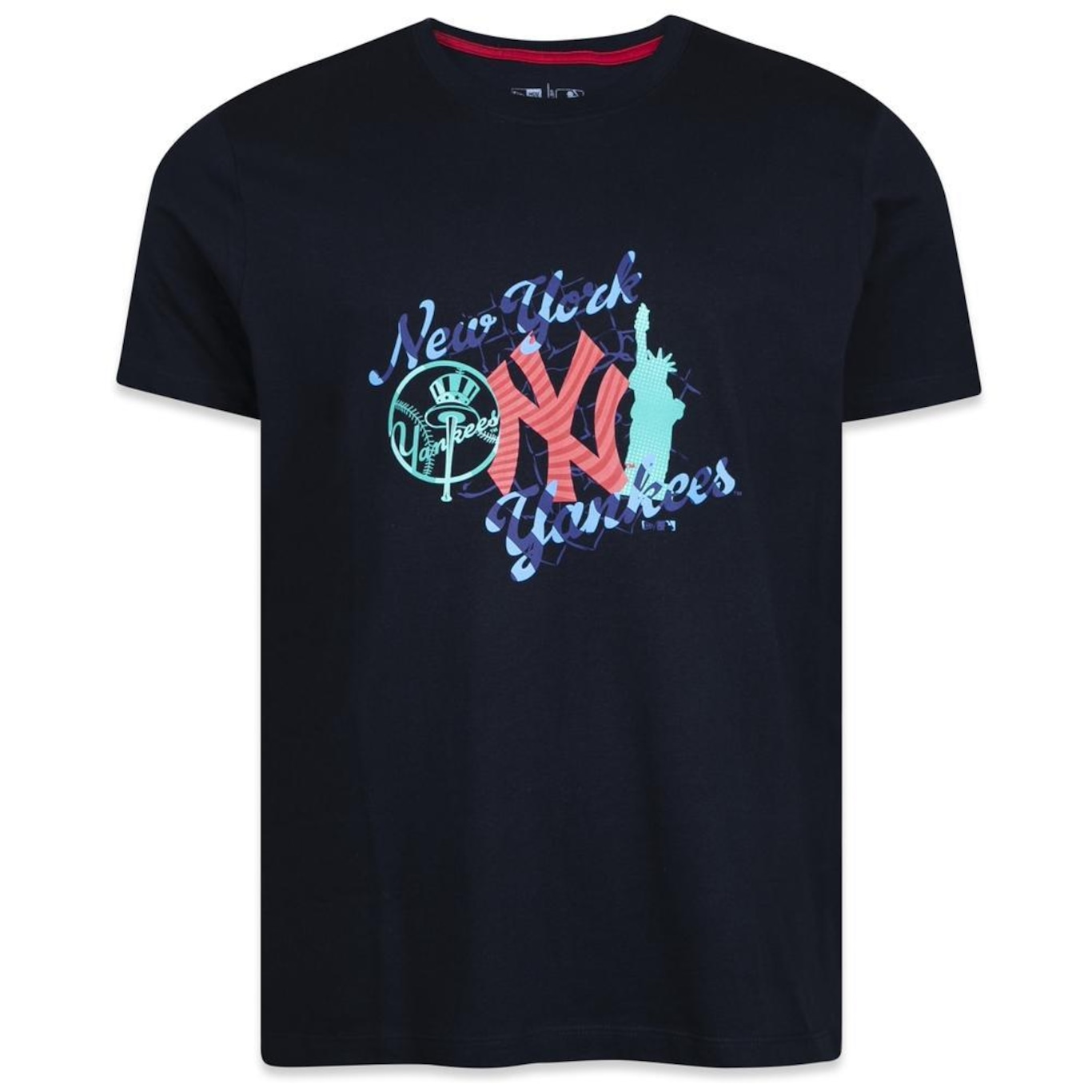 Camiseta New Era Regular New York Yankees All Sport Art - Masculino - Foto 1