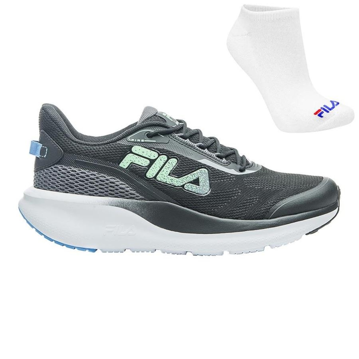 Tênis Fila Fire + Meia - Masculino - Foto 1