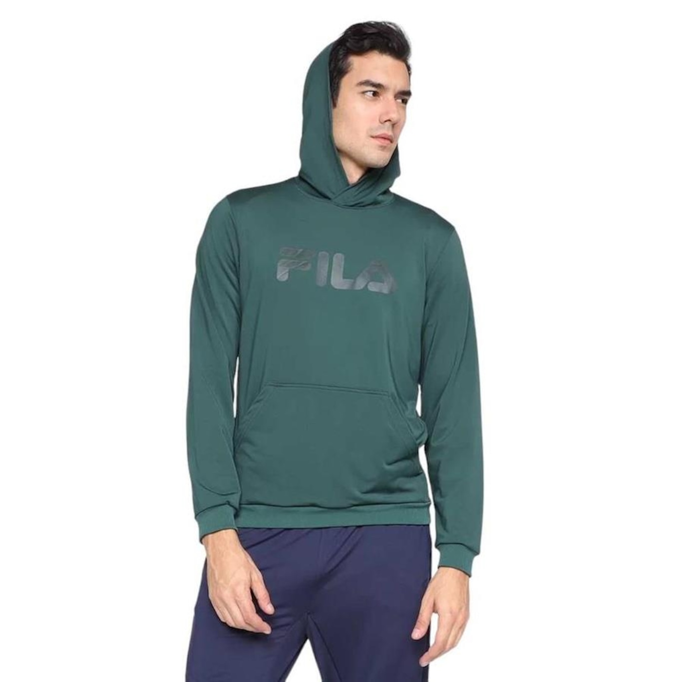 Blusão de Moletom com Capuz Fila Sports Essence - Masculino - Foto 1