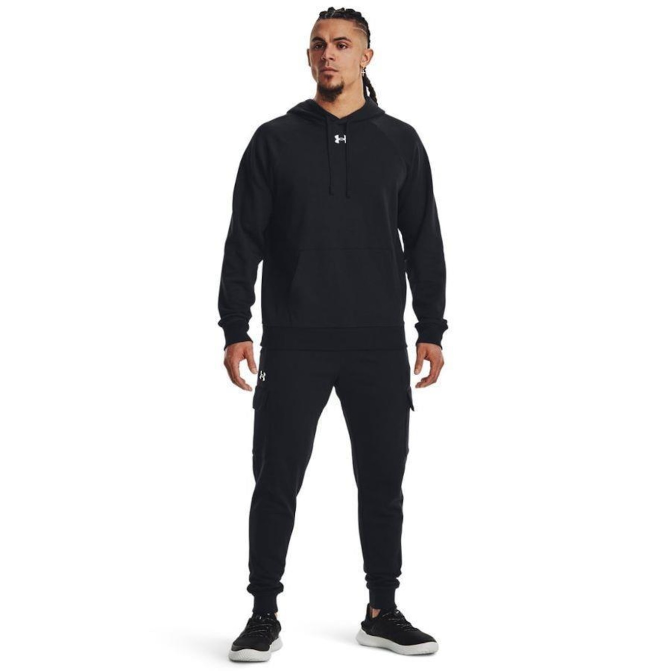 Blusão Under Armour Rival Fleece Hoodie - Masculina - Foto 4