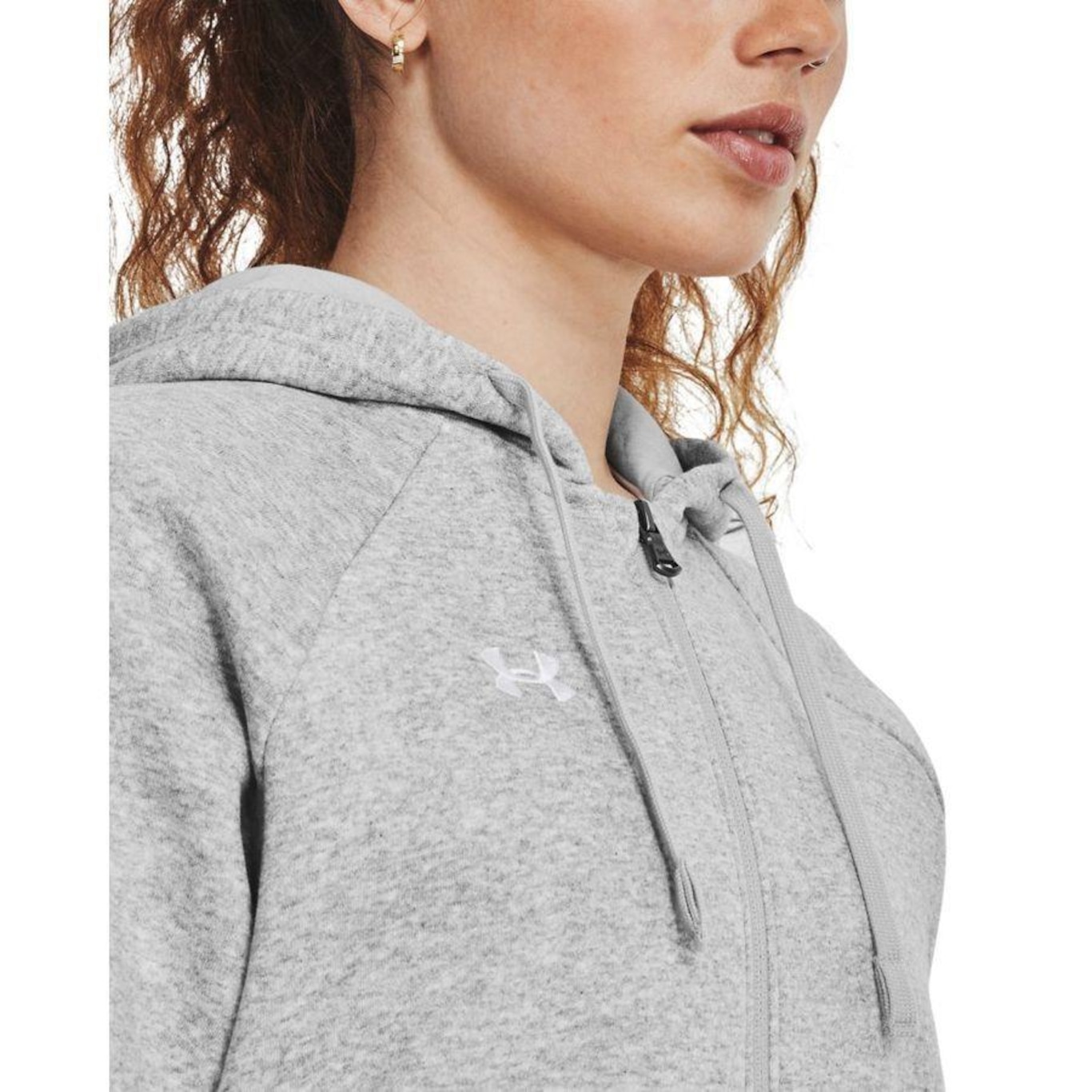 Jaqueta de Moletom de Treino Under Armour Rival Fleece - Feminina - Foto 3