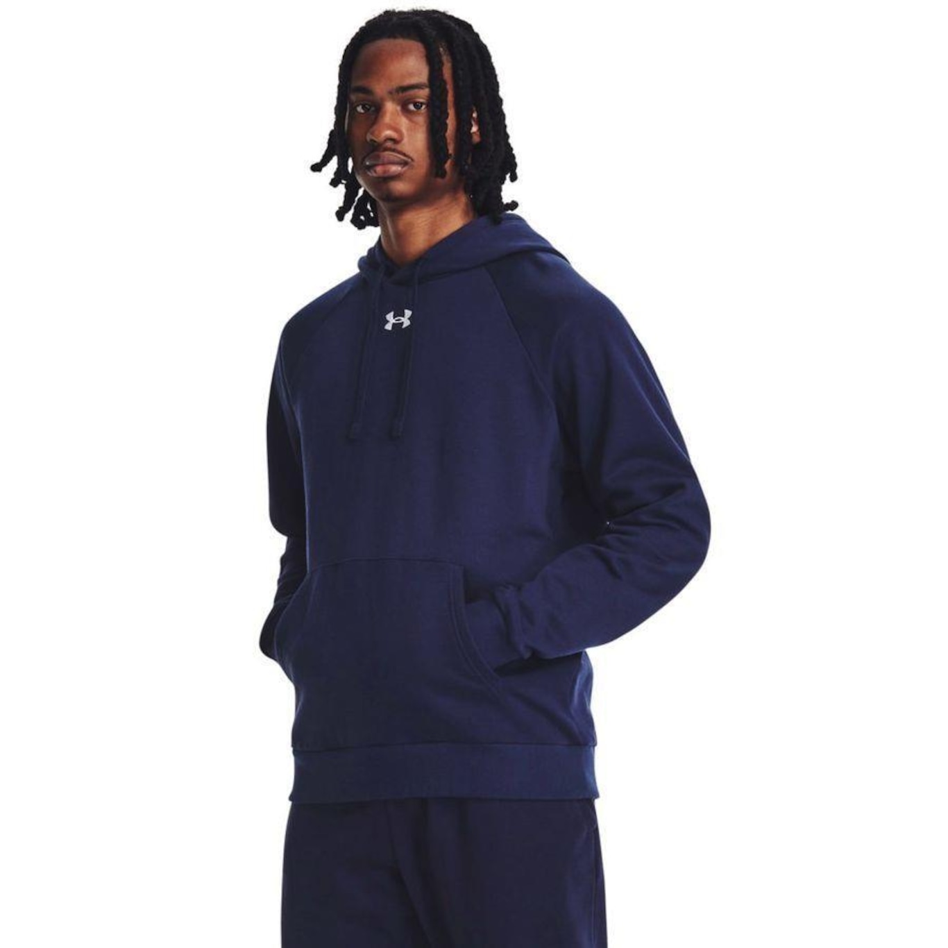 Blusão Under Armour Rival Fleece Hoodie - Masculina - Foto 1