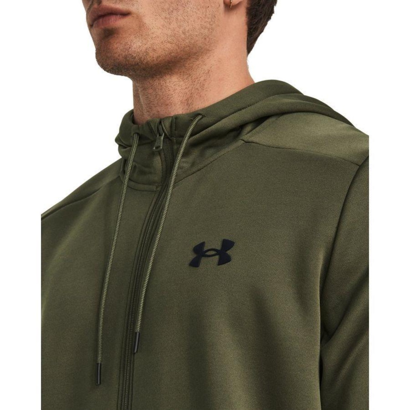 Jaqueta de Moletom Under Armour Fleece Full Zip - Masculino - Foto 3