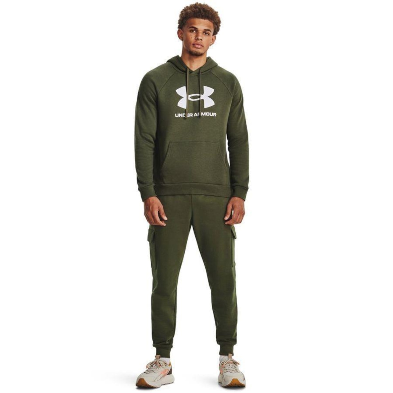 Blusão de Moletom Masculino Under Armour Rival Fleece - Foto 4