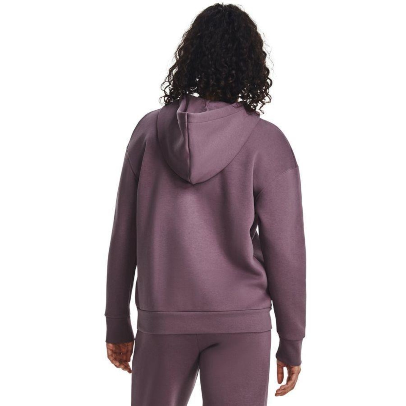 Jaqueta de Moletom Feminino Under Armour Essential Fleece Full-Zip - Foto 2