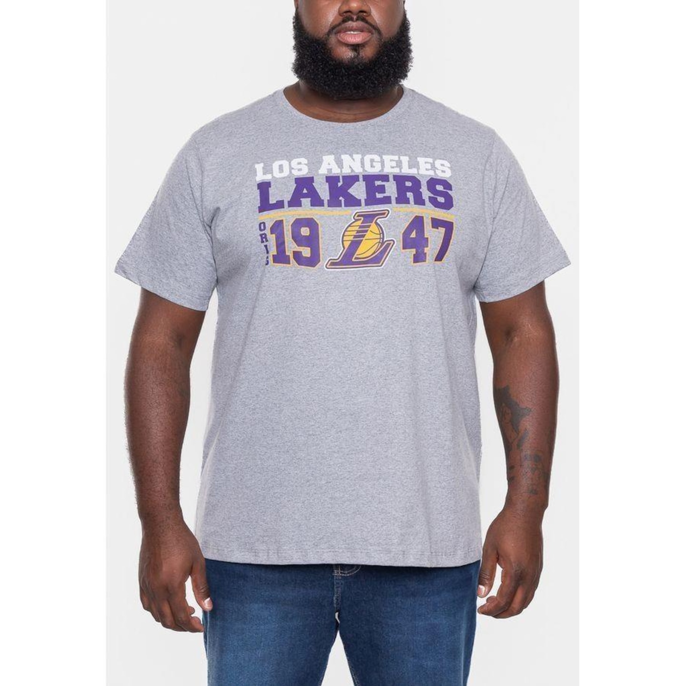 Camiseta Nba Decade Los Angeles Lakers - Masculina - Foto 3