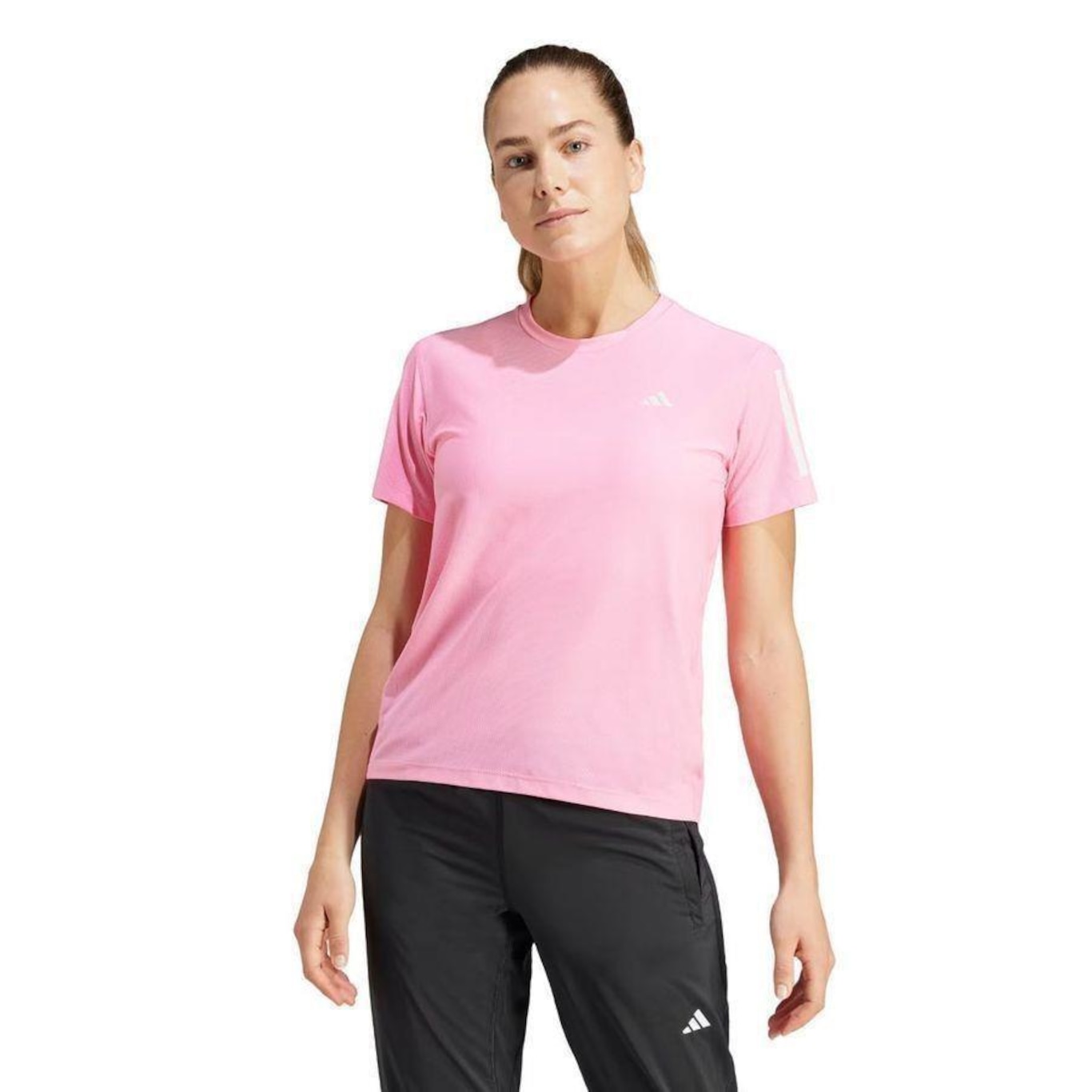 Camiseta adidas M/C Own The Run Base - Feminina - Foto 2