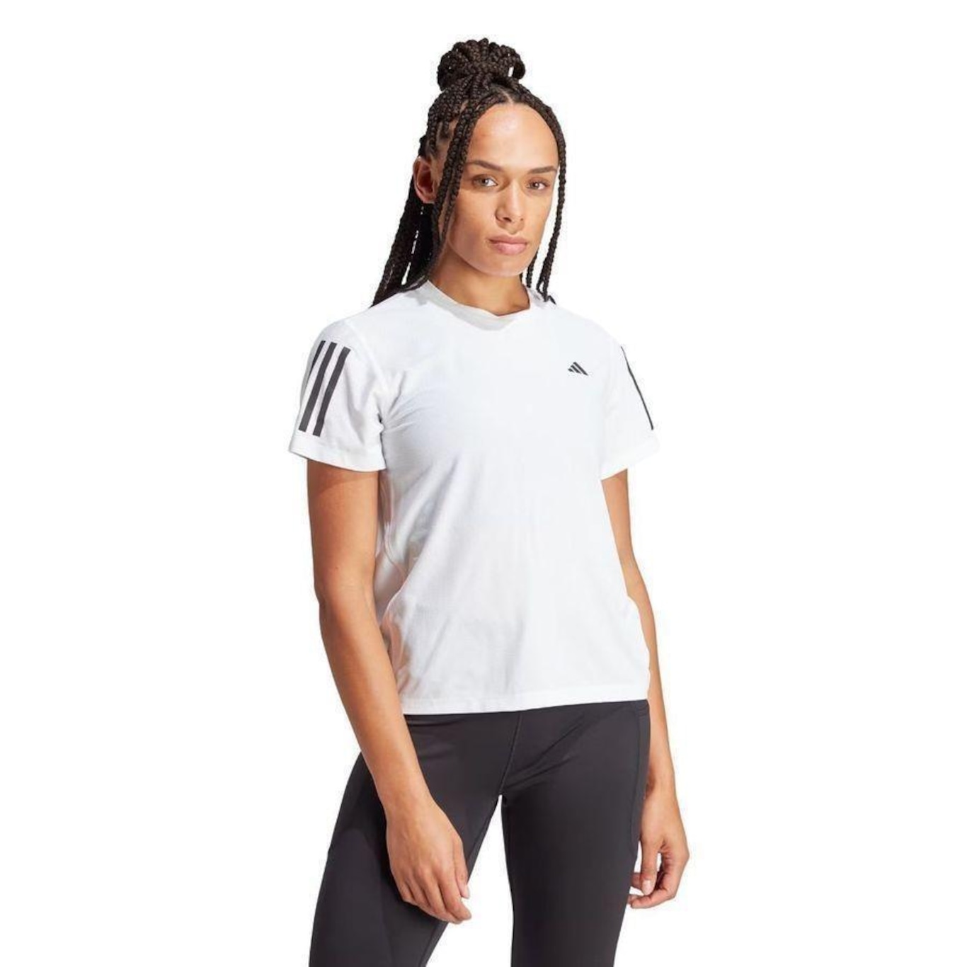 Camiseta adidas M/C Own The Run Base - Feminina - Foto 2