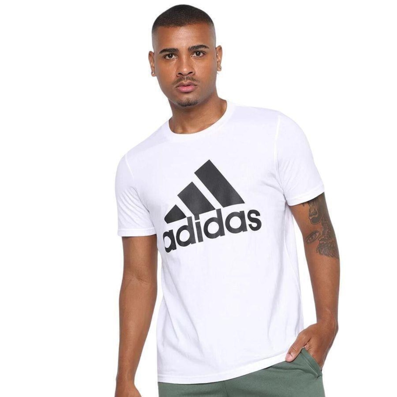 Camiseta adidas M/C Big Logo - Masculina - Foto 3