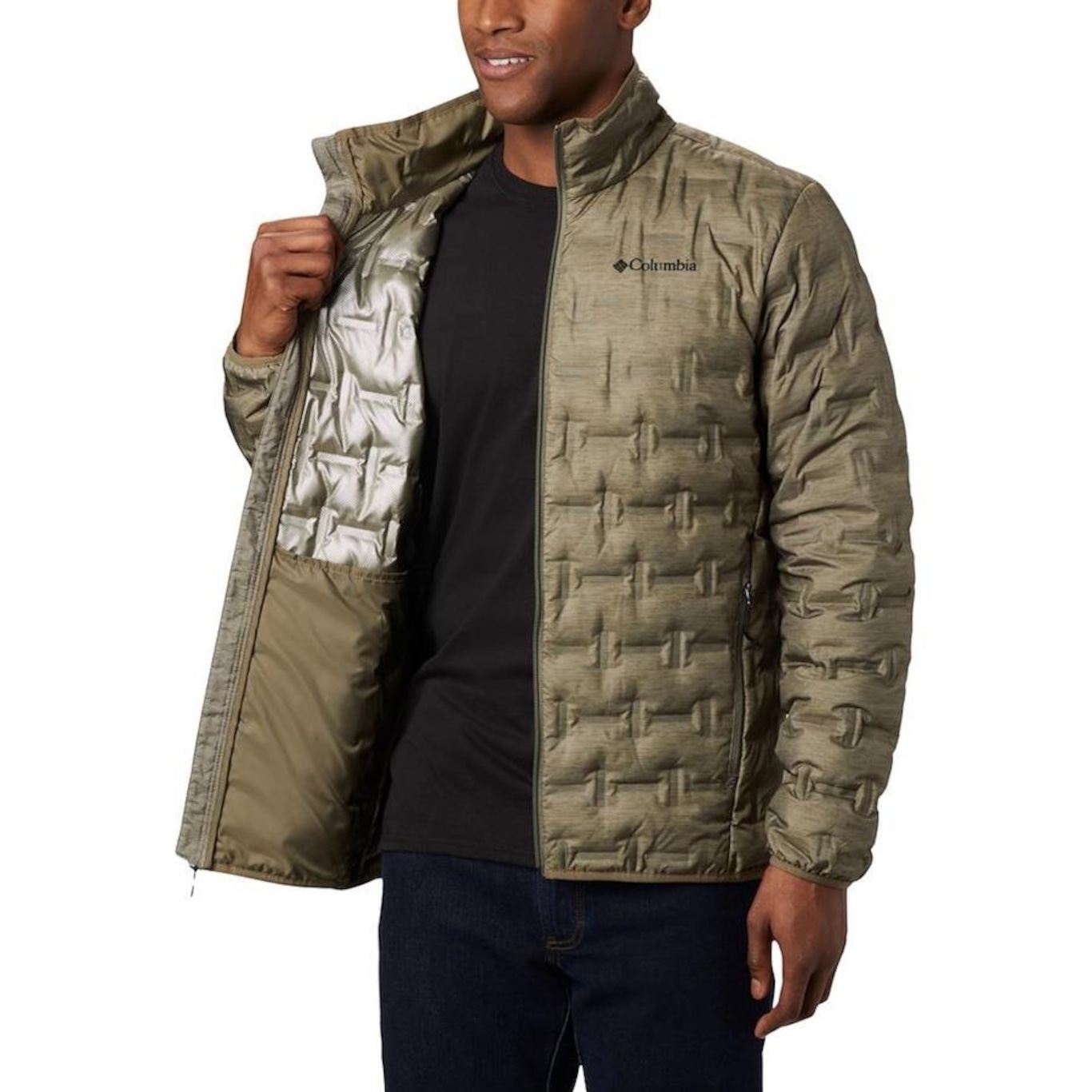 Jaqueta Columbia Down Delta Ridge Hooded - Masculina - Foto 3