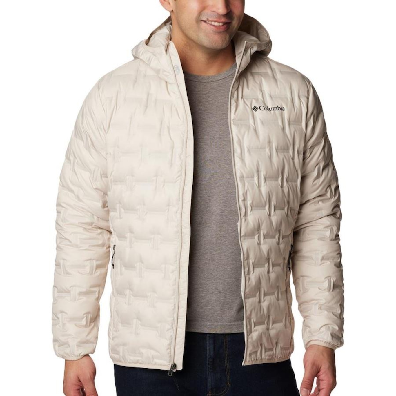 Jaqueta Columbia Down Delta Ridge Hooded - Masculina - Foto 6