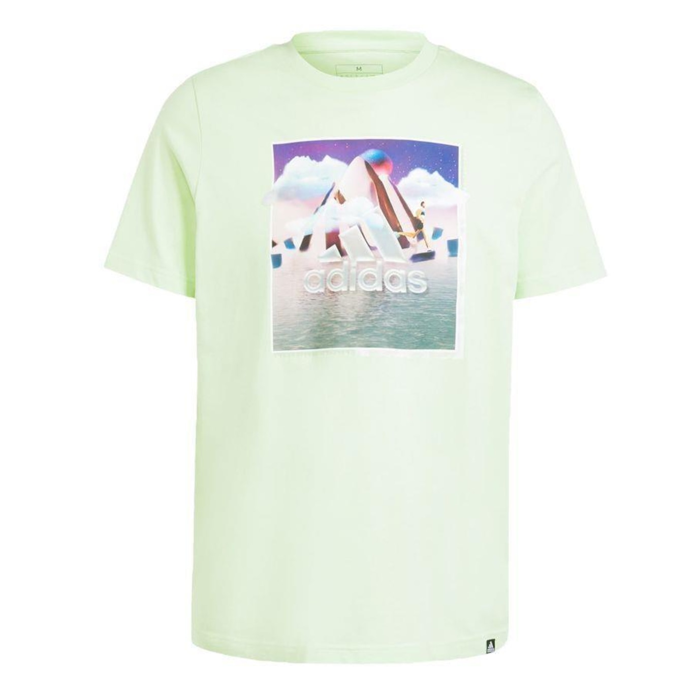 Camiseta adidas Estampada Landscape Badge - Masculina - Foto 1