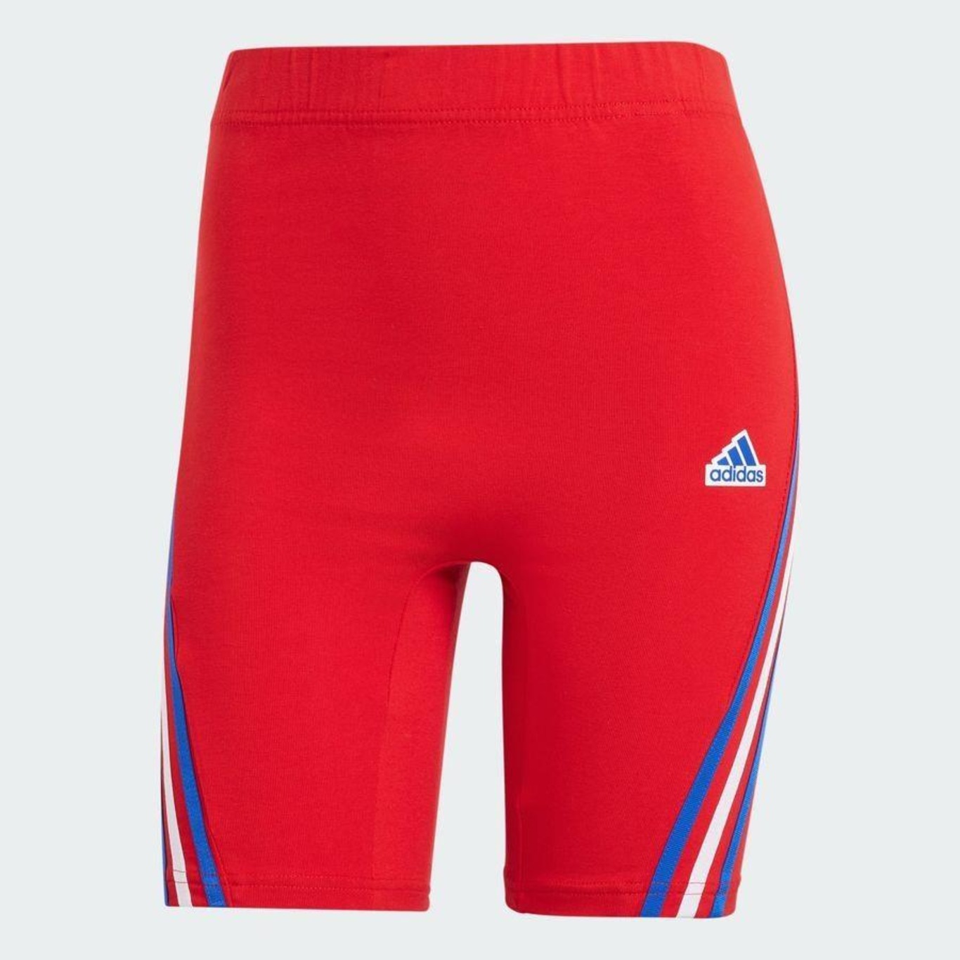 Shorts adidas Biker Future Icons Três Listras - Feminino - Foto 3