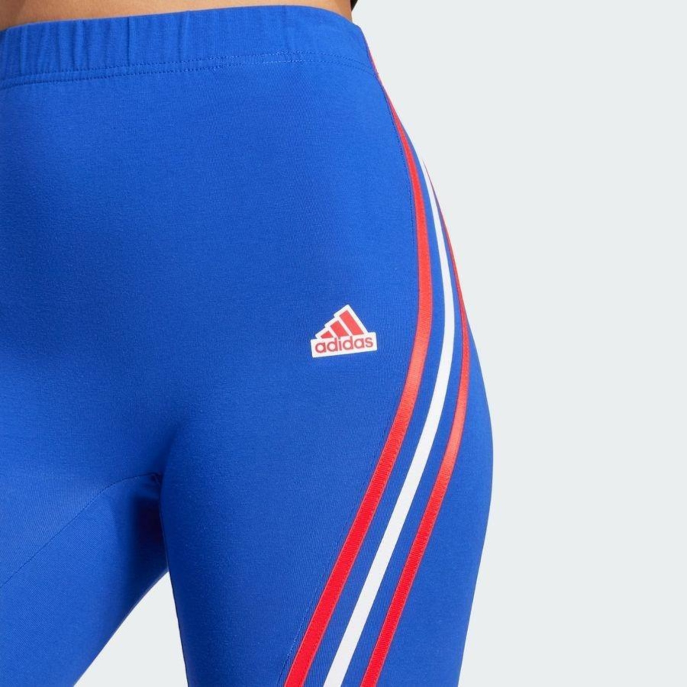 Shorts adidas Biker Future Icons Três Listras - Feminino - Foto 6