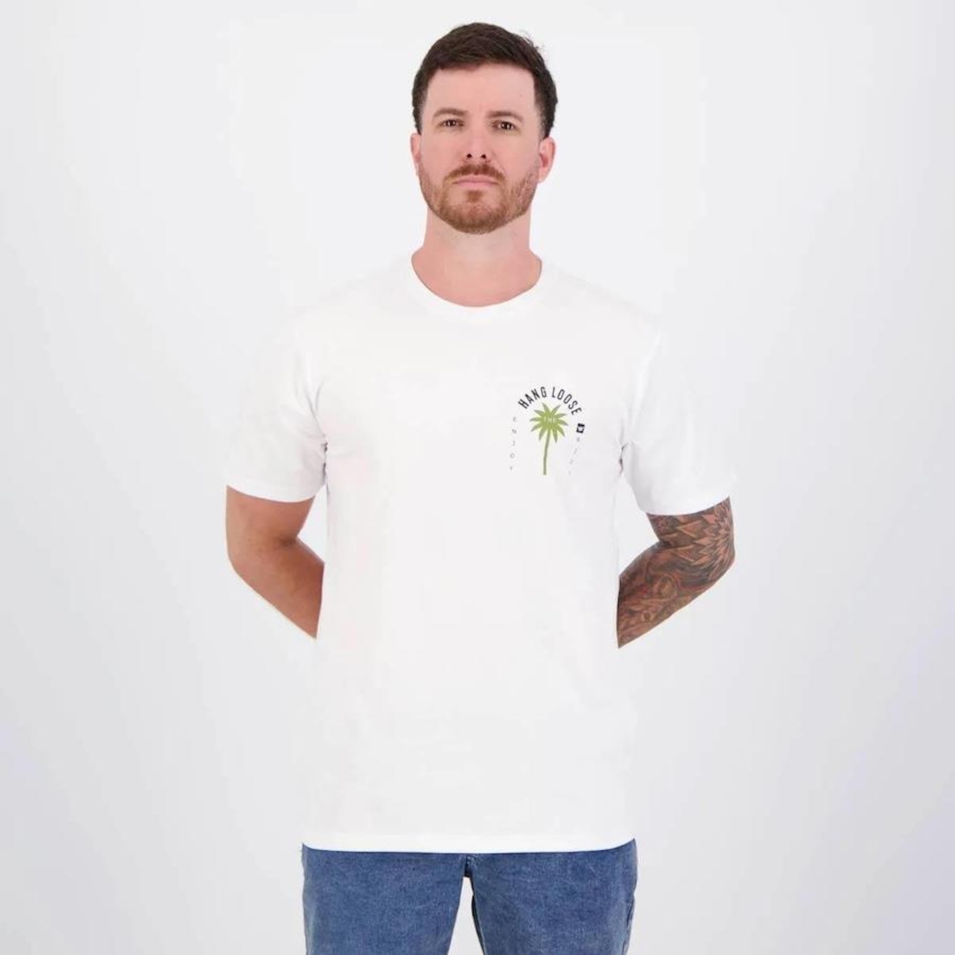 Kit Camisetas Hang Loose II Classic - 3 Unidades - Adulto - Foto 4