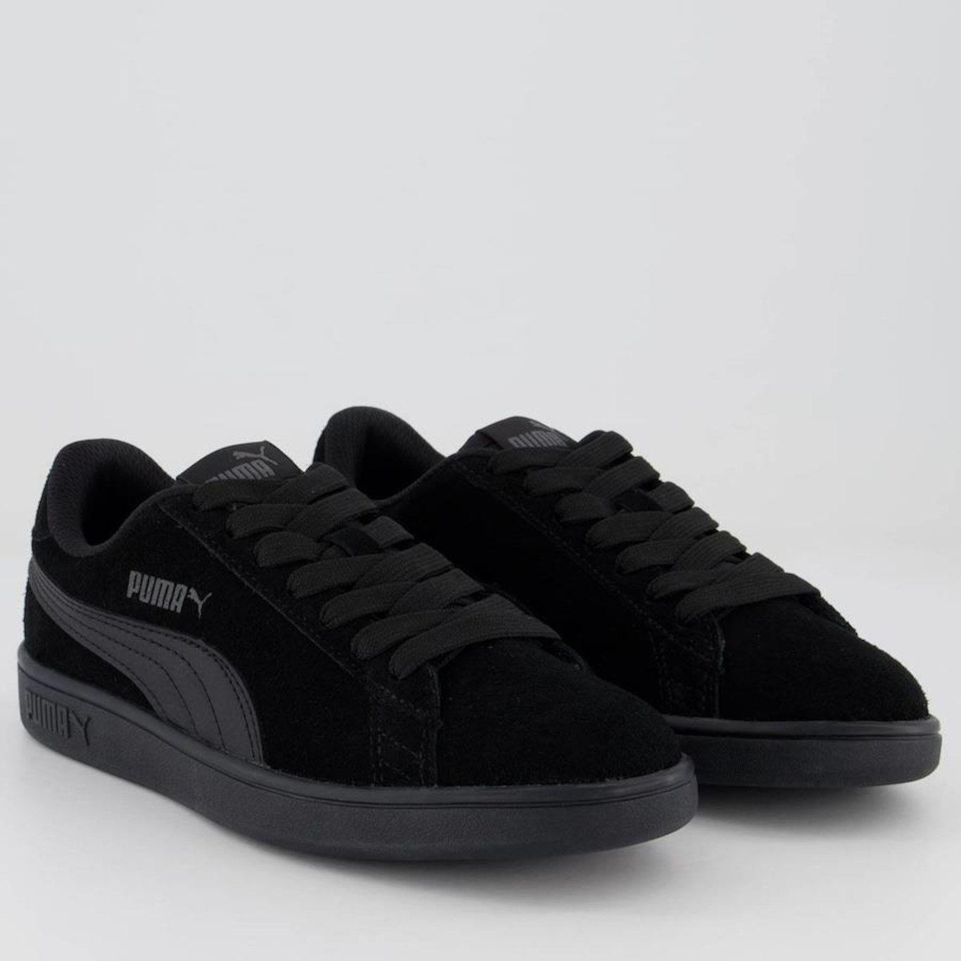 Tênis Puma Smash V2 Bdp All Black - Feminino - Foto 2