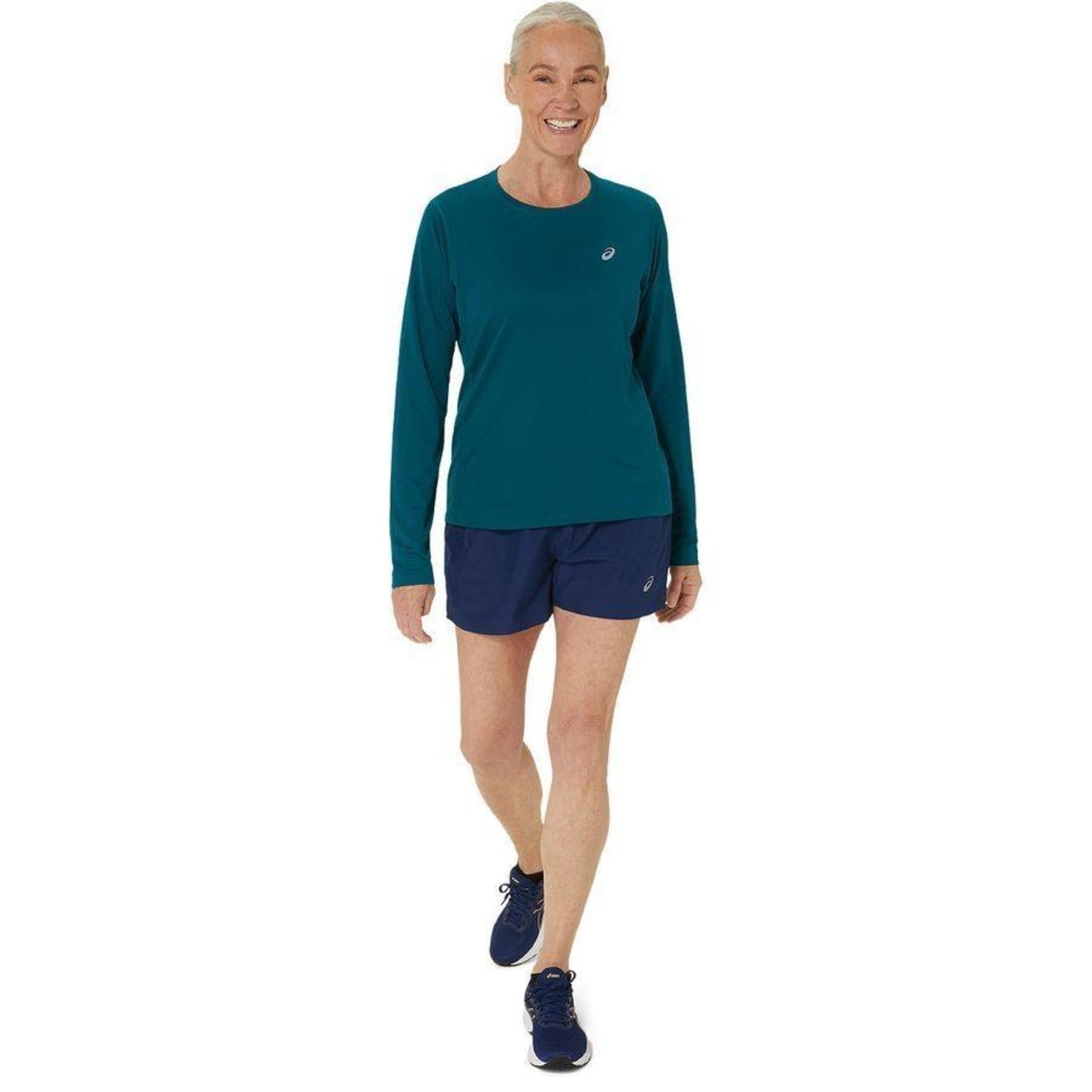 Camiseta Asics Knit Manga Longa - Feminina - Foto 5