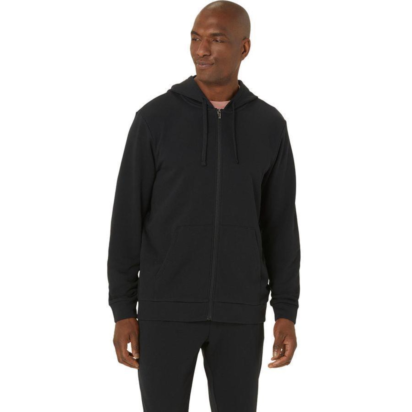 Jaqueta com Capuz Asics Sweat Full Zip Hoodie - Masculina - Foto 1