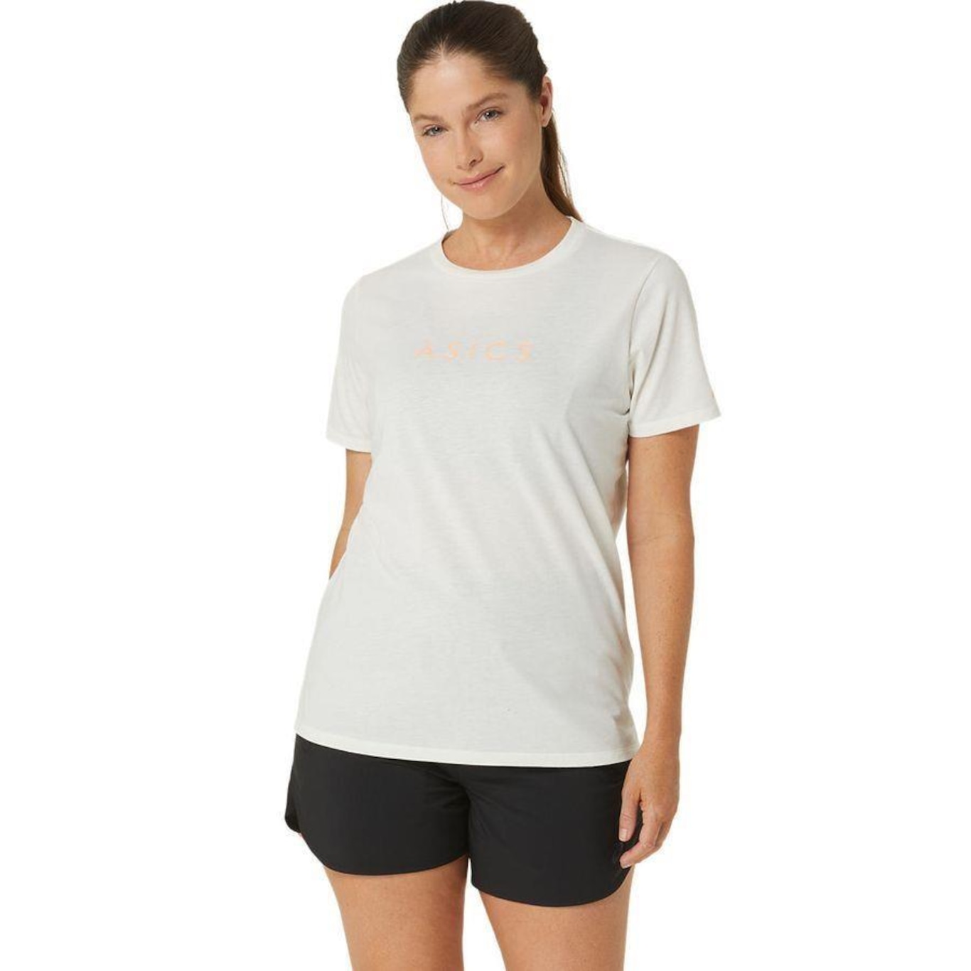 Camiseta Asics Grafismo - Feminina - Foto 1