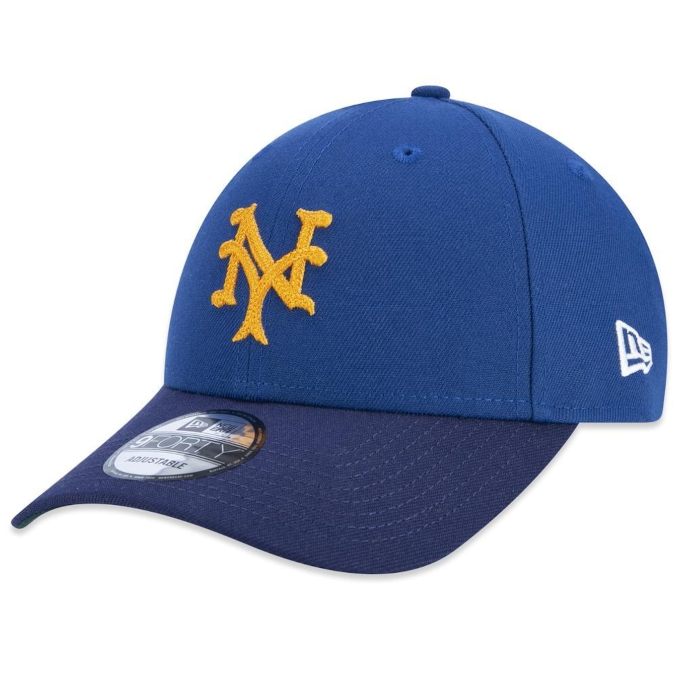 Boné Aba Curva New Era 9Forty New York Giants Logo History - Strapback - Adulto - Foto 1