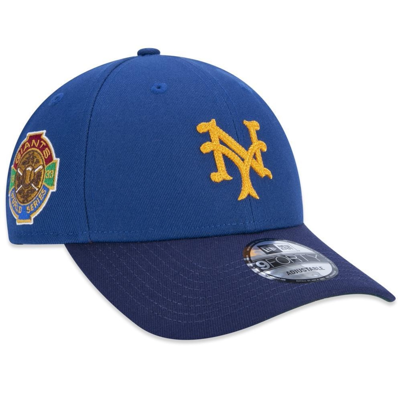 Boné Aba Curva New Era 9Forty New York Giants Logo History - Strapback - Adulto - Foto 2