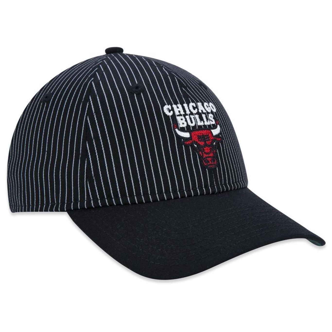 Boné Aba Curva New Era 9Twenty Chicago Bulls Logo History - Strapback - Adulto - Foto 2