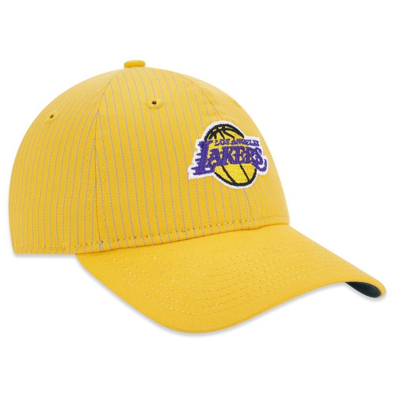 Boné Aba Curva New Era 9Twenty Los Angeles Lakers Logo History - Strapback - Adulto - Foto 2