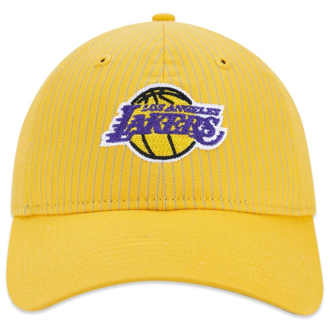 Boné Aba Curva New Era 9Twenty Los Angeles Lakers Logo History - Strapback - Adulto - Foto 3