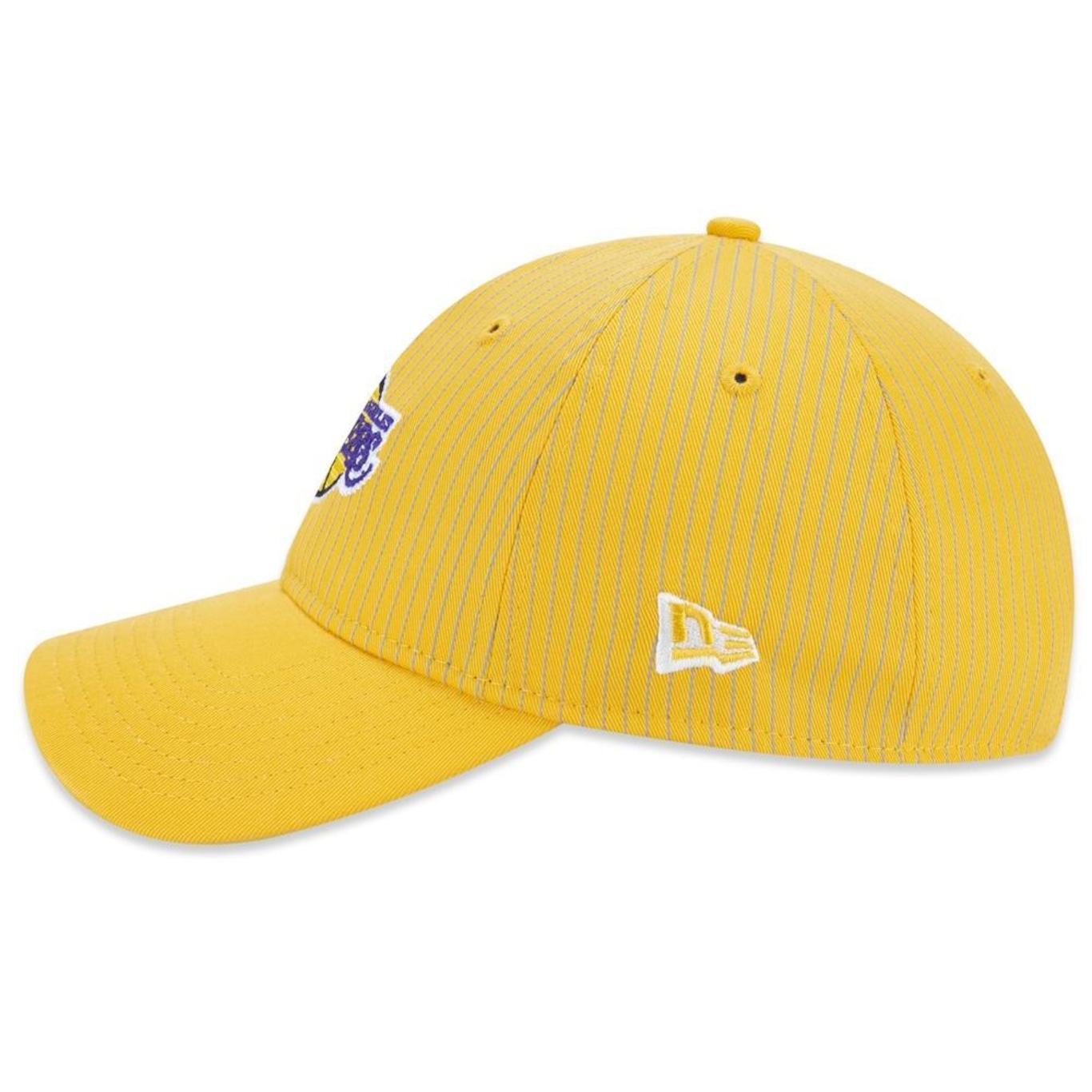 Boné Aba Curva New Era 9Twenty Los Angeles Lakers Logo History - Strapback - Adulto - Foto 4