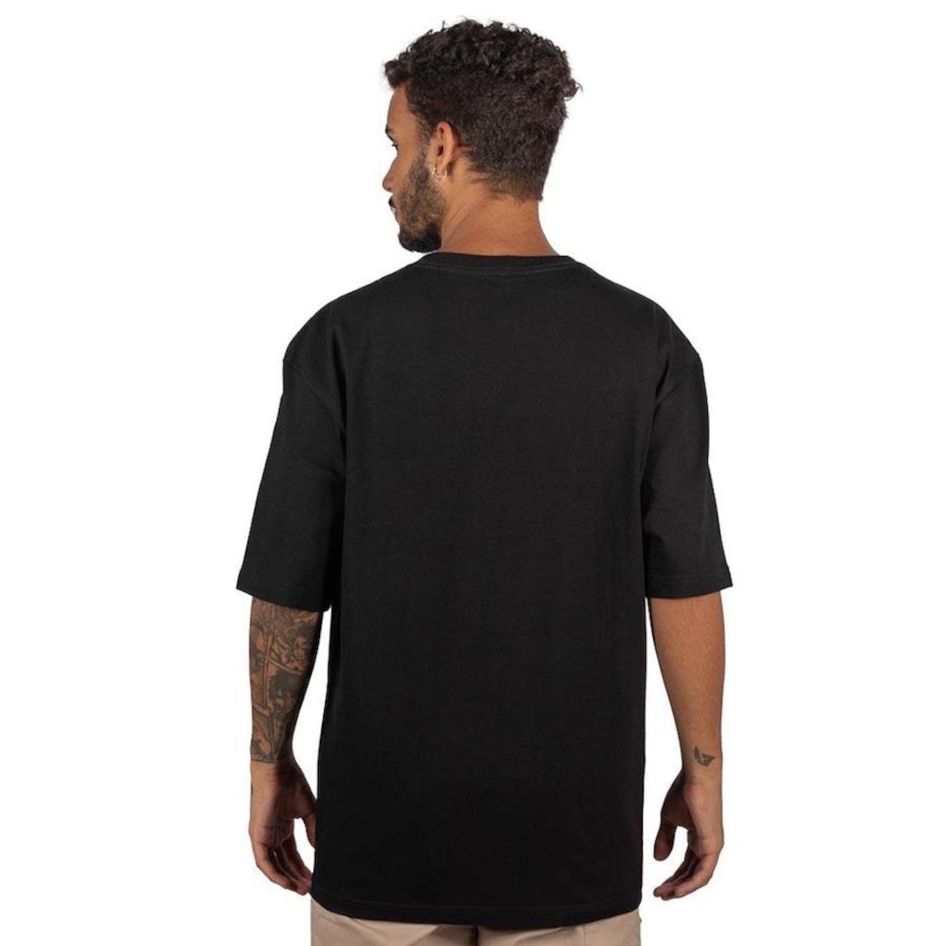 Camiseta Wats Oversized Tag - Masculina - Foto 3