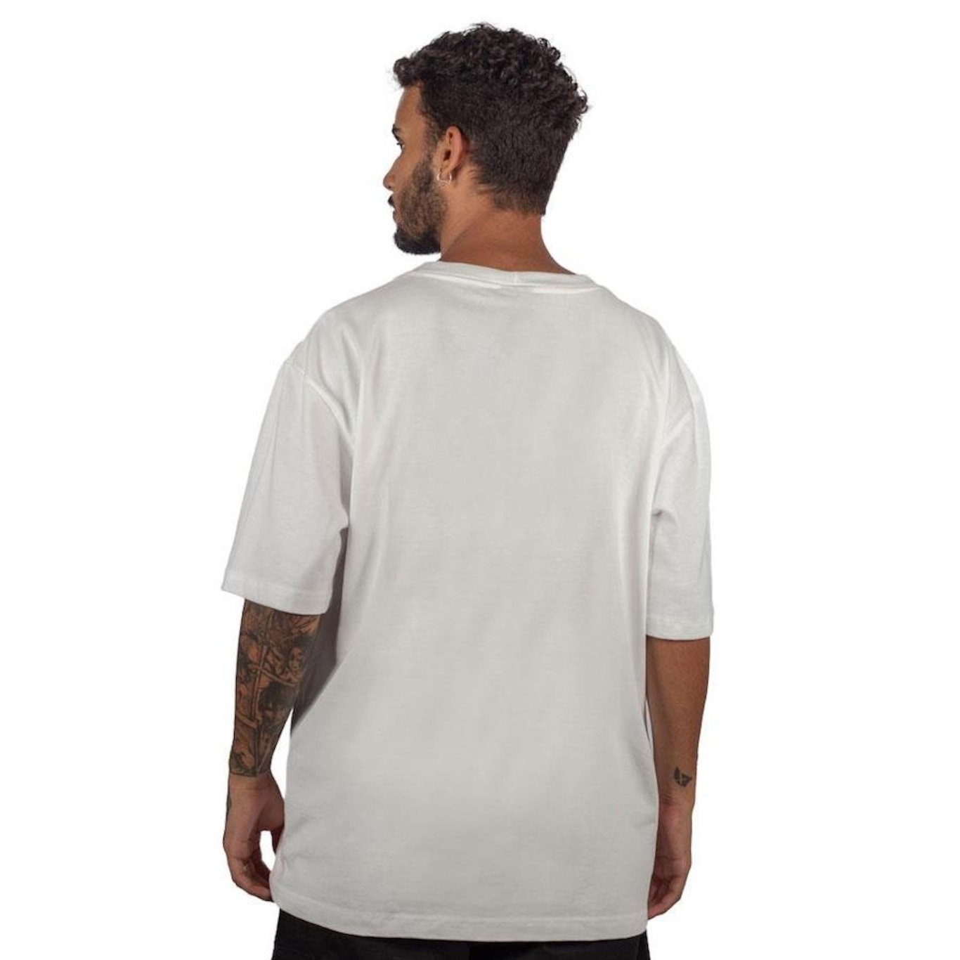 Camiseta Wats Oversized Tag - Masculina - Foto 3