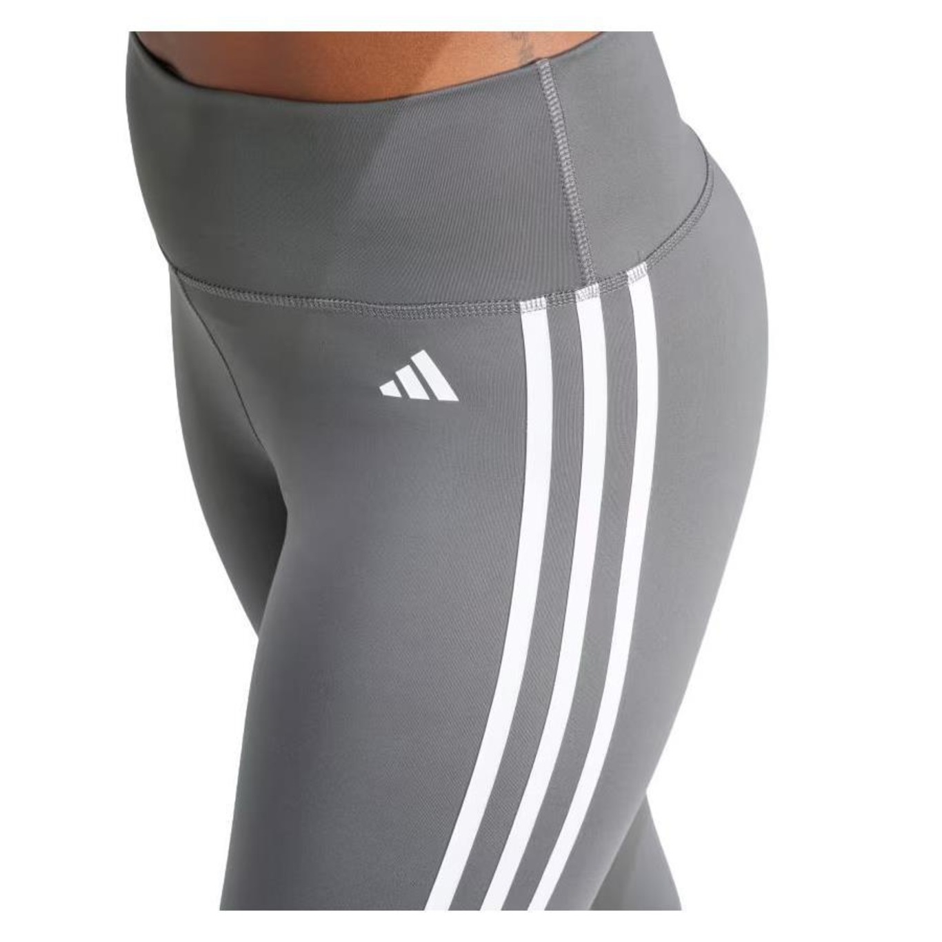 Calça Legging adidas 3 Listras 7/8 Essentials - Feminina - Foto 5