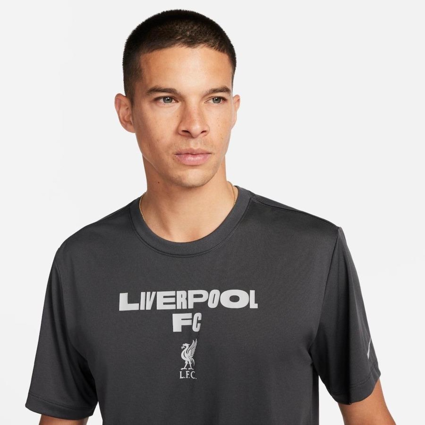 Camiseta Nike Liverpool - Masculina - Foto 3