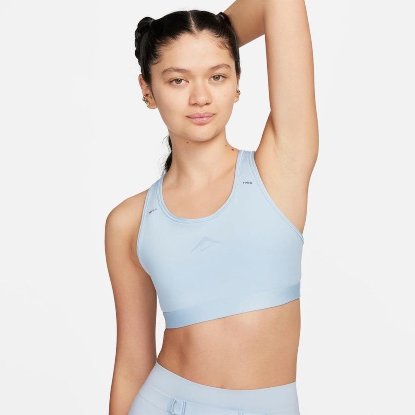 Top Fitness Nike Swoosh - Feminino - Foto 2